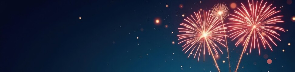 Elegant silver firework display, glittering lights, festive vector background, elegant, glitter