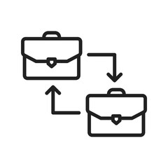 Exchange icon vector image. Suitable for mobile apps, web apps and print media.
