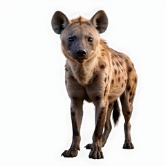 Spotted hyena isolated on a translucent backdrop png