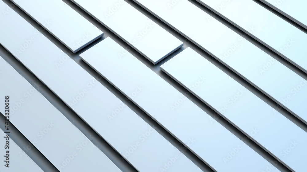 Poster abstract texture of smooth metallic strips for background use