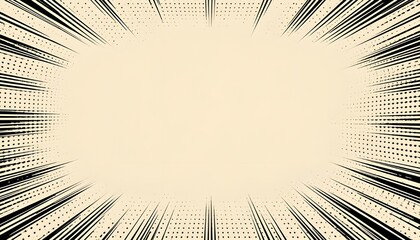 “Comic Book Action Layout Background – Halftone Dots & Dynamic Speed FX for Heroic Illustrations”