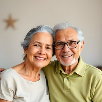 Pareja hispana mayor
