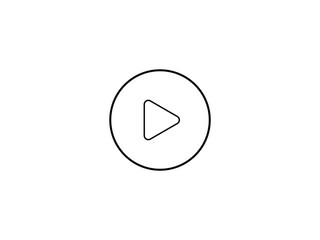 play button vector icon