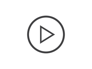 play button vector icon