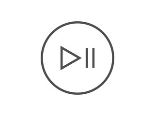 play button vector icon