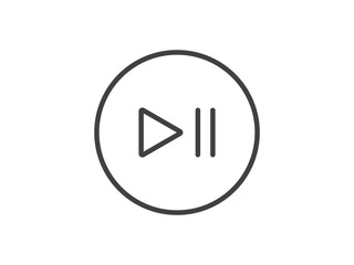 play button vector icon