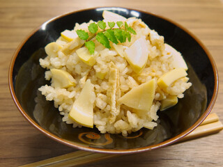 筍の炊き込みご飯