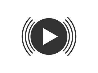 play button vector icon