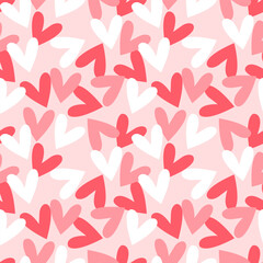 valentine day seamless pattern with hearts design for all types of fabrics and print or wallpaper