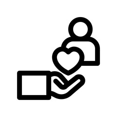 Line Emotional Support Icon