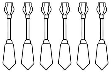 glidemaster 850 line art futuristic style vector graphics