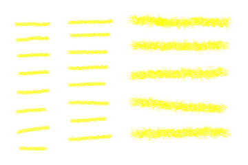 黄色マーカー　クレヨンタッチ