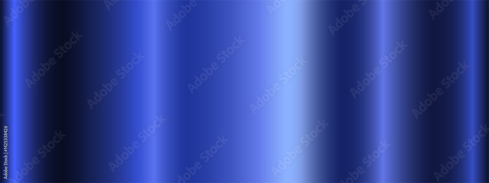 Poster blue metallic gradient with highlights. a pattern with a shiny metallic gradient. the texture of the