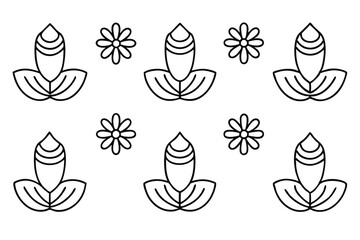 glidetow fx7 line art creative monochrome art concept