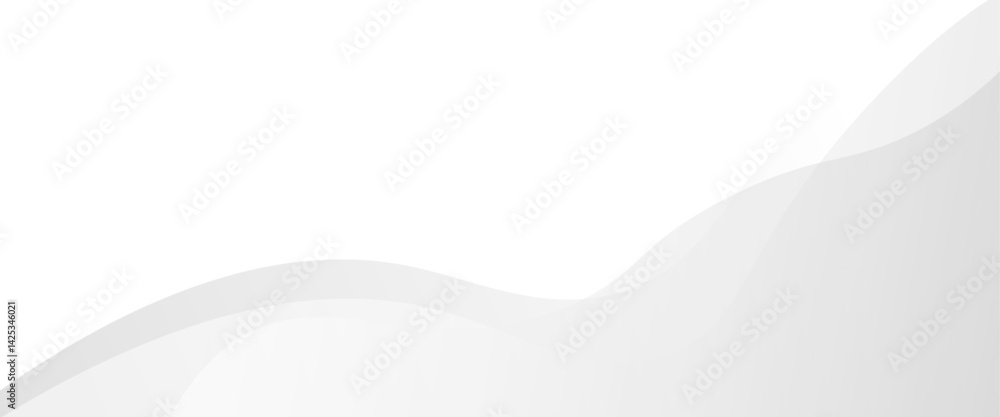 Poster vector minimal geometric white light banner background abstract design.