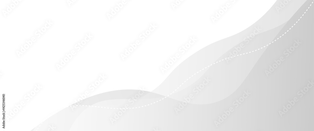 Poster vector white light background wave abstract design