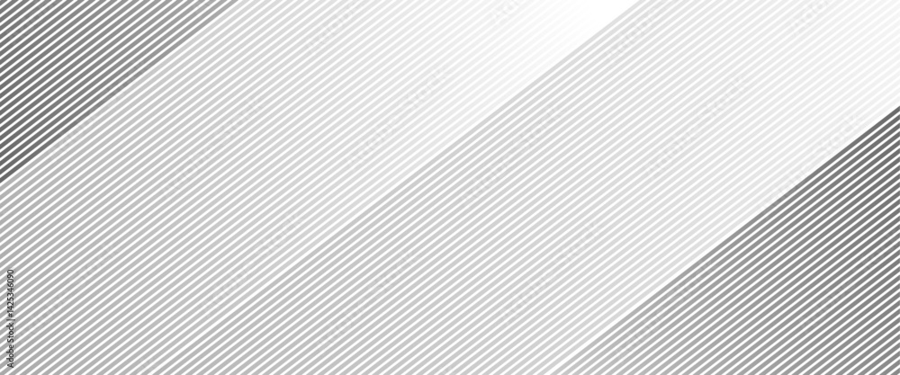 Poster Abstract background wave line elegant white striped diagonal line technology concept web texture.