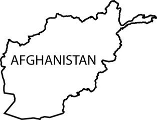 Afghanistan Map And Country Design