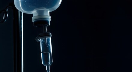 Iv Drip Bag with Liquid and Tube