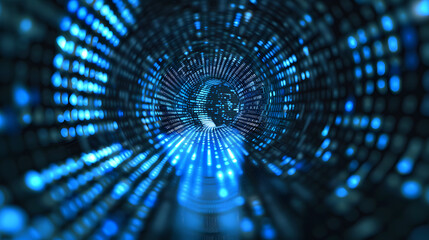 Naklejka premium Financial technology innovation, Cybersecurity Innovations in Fintech Analyze the innovation