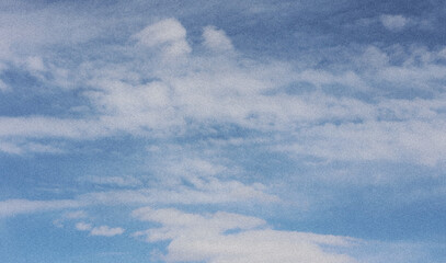Blue sky with white light abstract clouds. Clouds in sky, natural background
