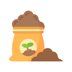 Compost icon vector image. Suitable for mobile apps, web apps and print media.