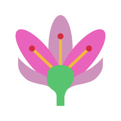 Crocus icon vector image. Suitable for mobile apps, web apps and print media.