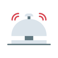 Desk Bell icon vector image. Suitable for mobile apps, web apps and print media.