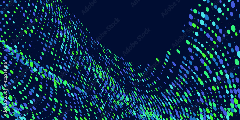 Poster background with simple geometric elements. a template for placing text. big date, processing of digi