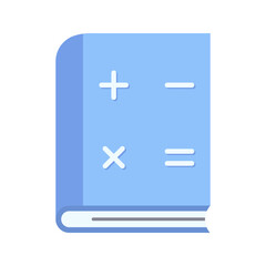 Maths Book icon vector image. Suitable for mobile apps, web apps and print media.