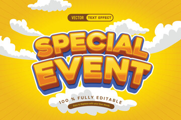 Special Event  Vector Text Effect