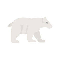 Polar Bear icon vector image. Suitable for mobile apps, web apps and print media.