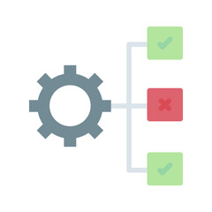 Production Priorities icon vector image. Suitable for mobile apps, web apps and print media.