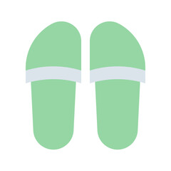 Slippers icon vector image. Suitable for mobile apps, web apps and print media.