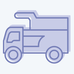 Icon Train. related to Civil Engineering symbol. two tone style. design editable