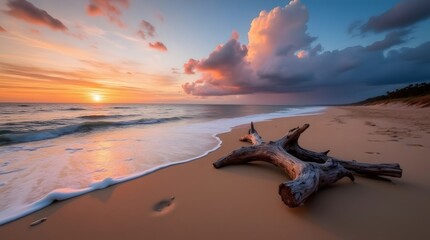 tree branch on the beach