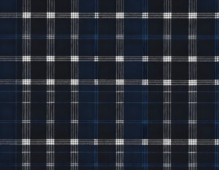 짙은 파란색의 깔끔한 체크 패턴