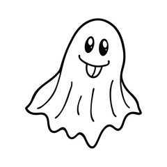 halloween ghost vector
