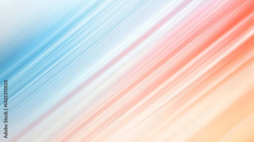 Poster abstract diagonal lines with pastel.