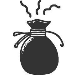 Insidious Impact Vintage Illustration Vector