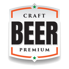 Beer Label sticker brewery