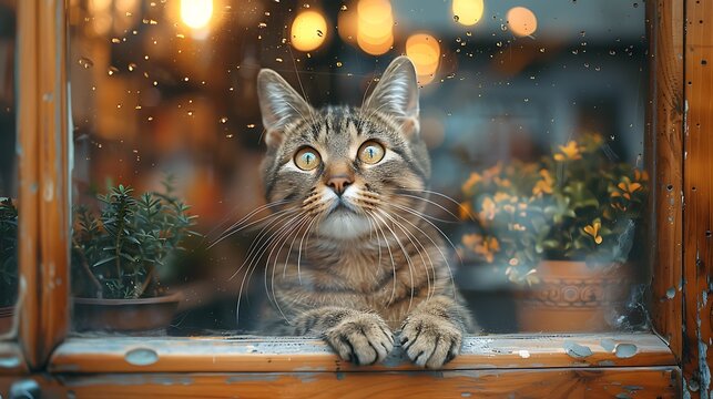 **Cat Sitting In Bookshop Window Surrounded By Golden Dust Light, Soft Mood --Ar 16:9 --S 973 --V 6.0 --Style Raw** - @Darya (Relaxed) -# Create, Explore, And Organize On [Midjourney.Com](<Https://Mid