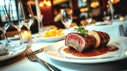 dinner table setting