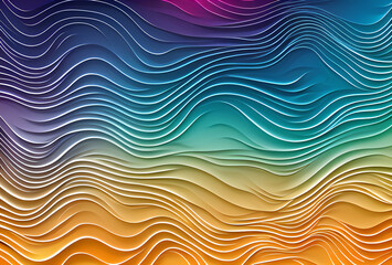 Fototapeta premium Cyber Punk Rainbow Bright gradient background with mixed colors with tile transition, threads top. fluid, funky, futuristic, glow, glowing, grain, grunge, heaven, in good quality, generative ai