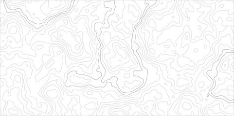 Abstract Blank Detailed Topographic Contour Map Subtle White Vector Background. Topographic map lines, contour background, Vector contour topographic map background. Topographic background and texture