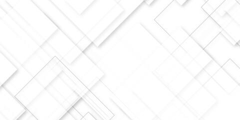 Abstract white geometric overlapping square pattern, abstract background with squares. Abstract white background. Abstract white background. 