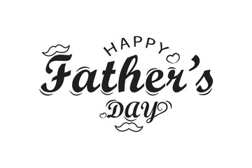 Happy Fathers Day vector icon. World father's day icon. vector illustrator. eps10