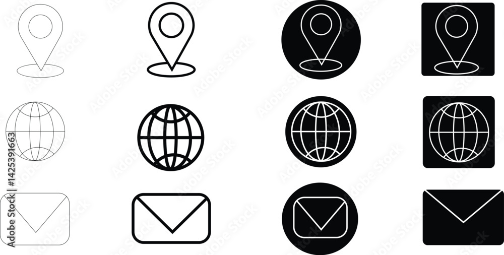 Poster vector illustration showing a diamond abstract background and set of rings with global internet and 