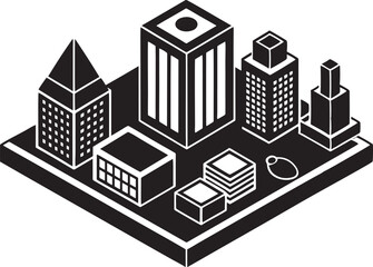 Fototapeta premium Isometric Finance Business Icons Set