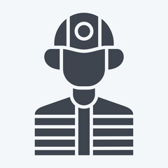 Icon Builder. related to Civil Engineering symbol. glyph style. design editable